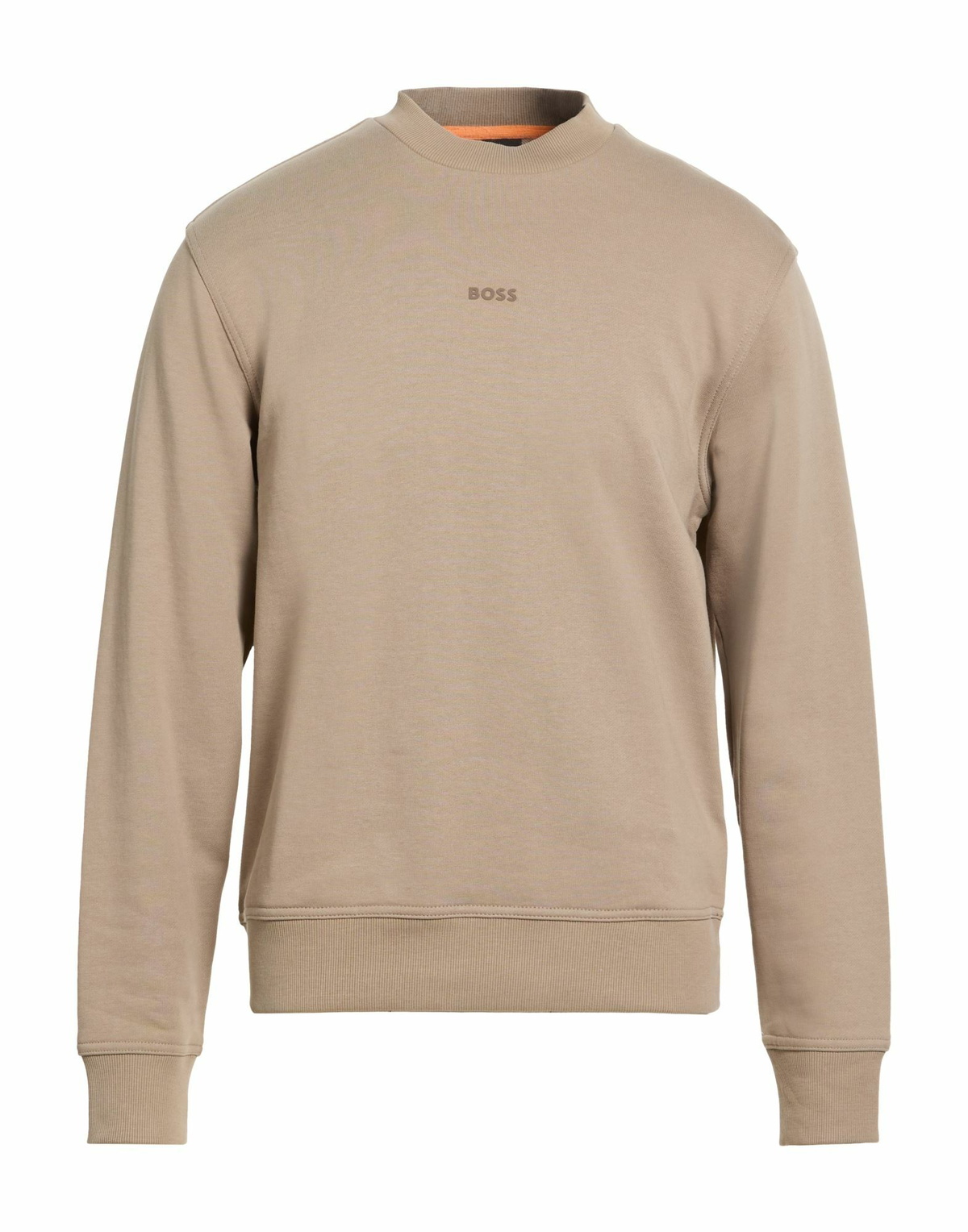 Boss Mens Sweatshirt Sand