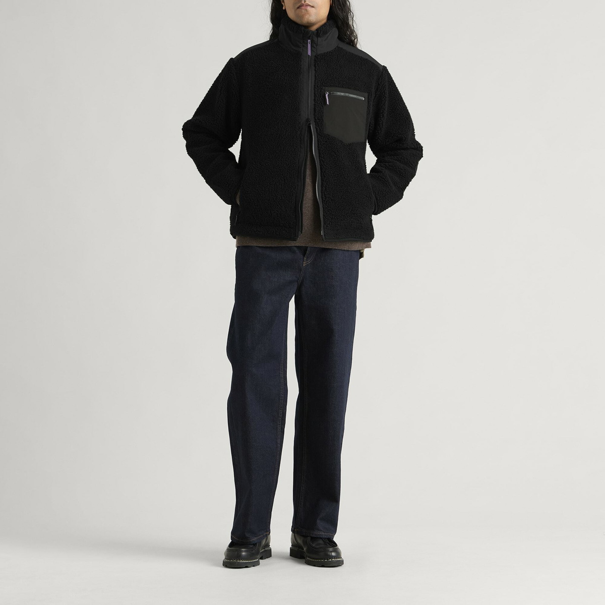 Corridor Men's Fleece Zip in Black