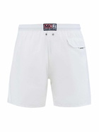 MC2 Saint Barth Man Lightweight Fabric White Swim Shorts Lighting Pantone | Pantone® Special Edition