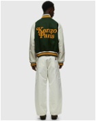 Kenzo Kenzo X Verdy Collection Varsity Jacket Green/White - Mens - College Jackets