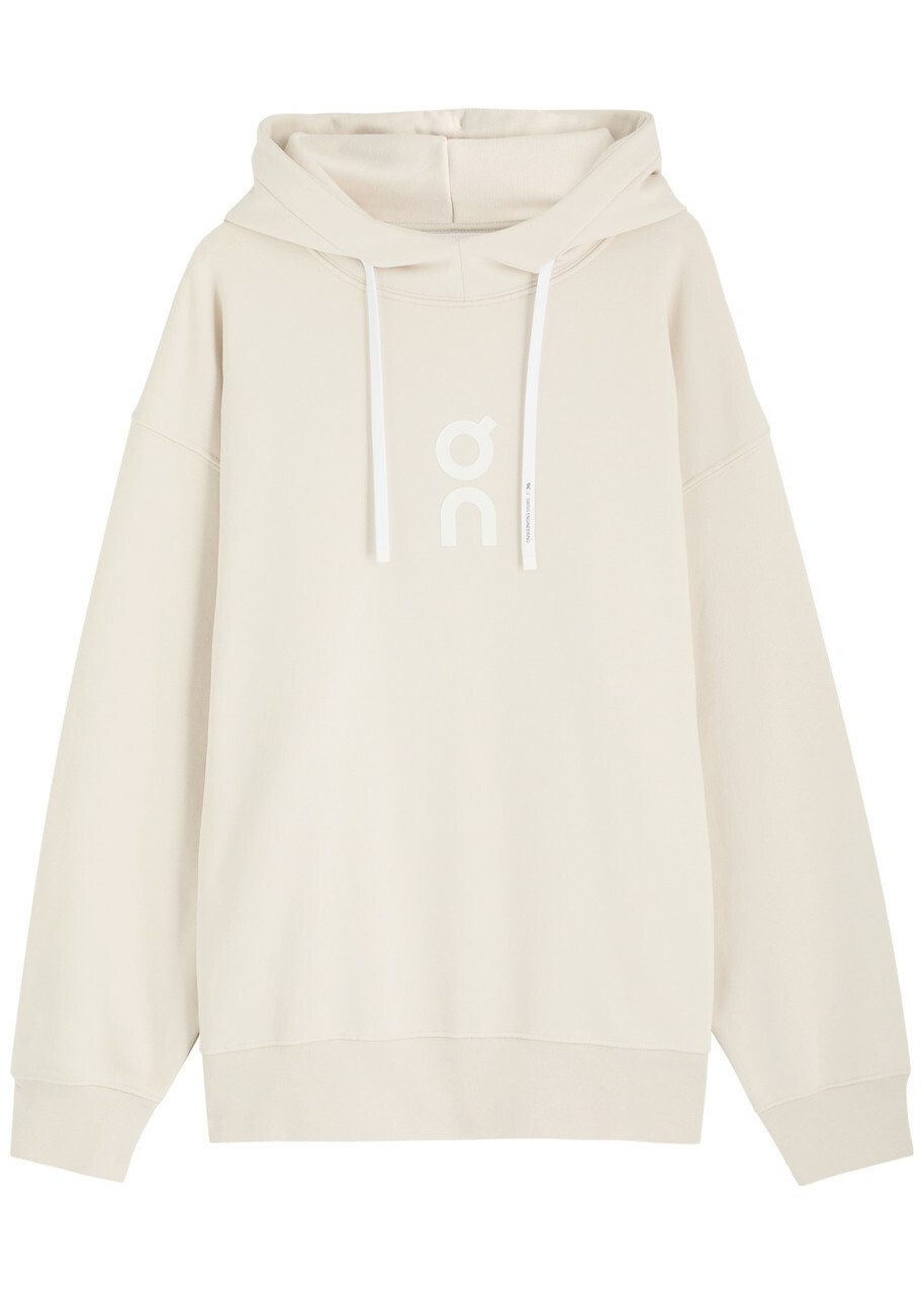 ON Club Logo Cotton-blend Hooded Sweatshirt Grey
