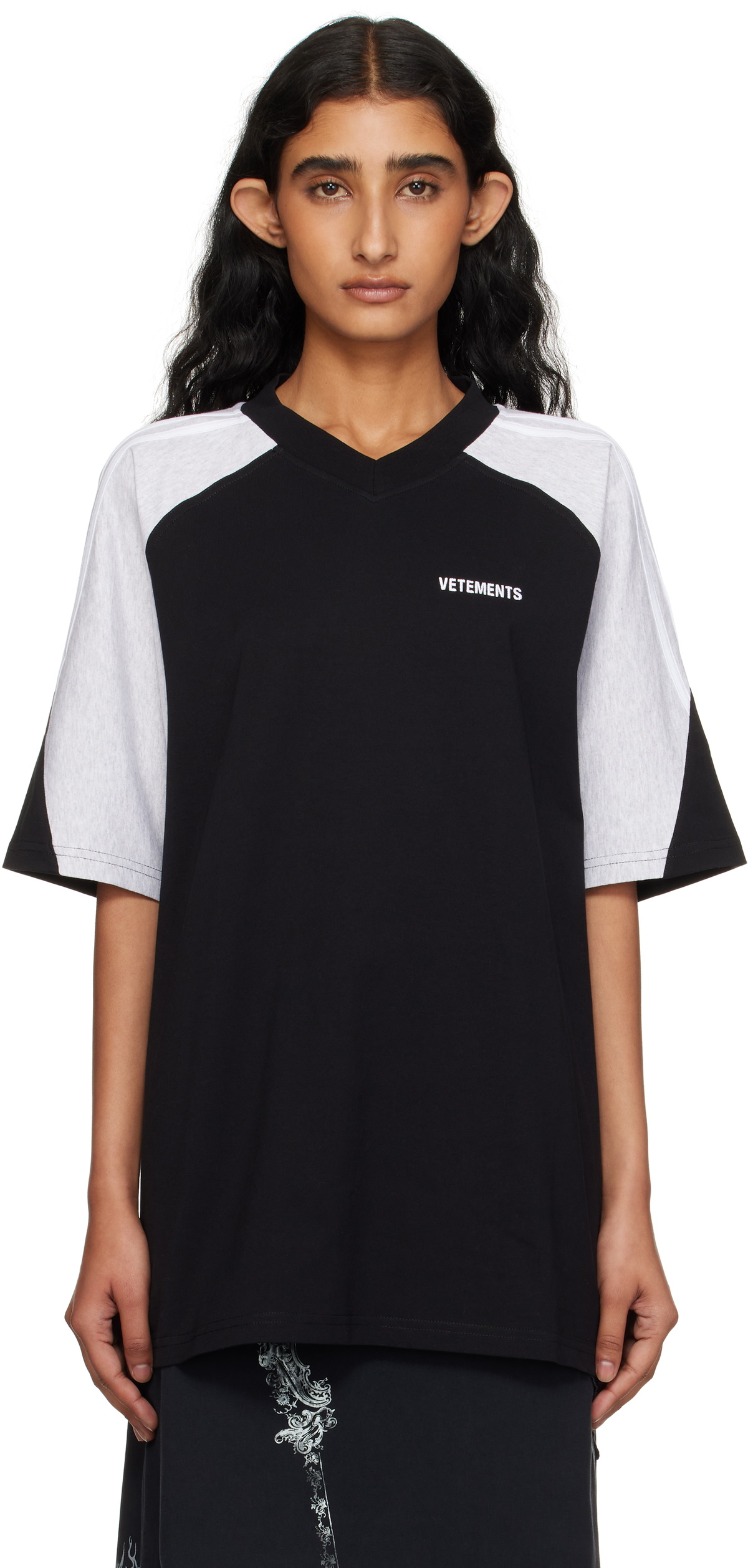 【関税込み】VETEMENTS ブラック Reaper Tシャツ