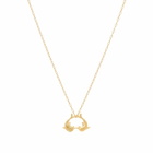 Simuero Women's Los Delfines Necklace in Gold 