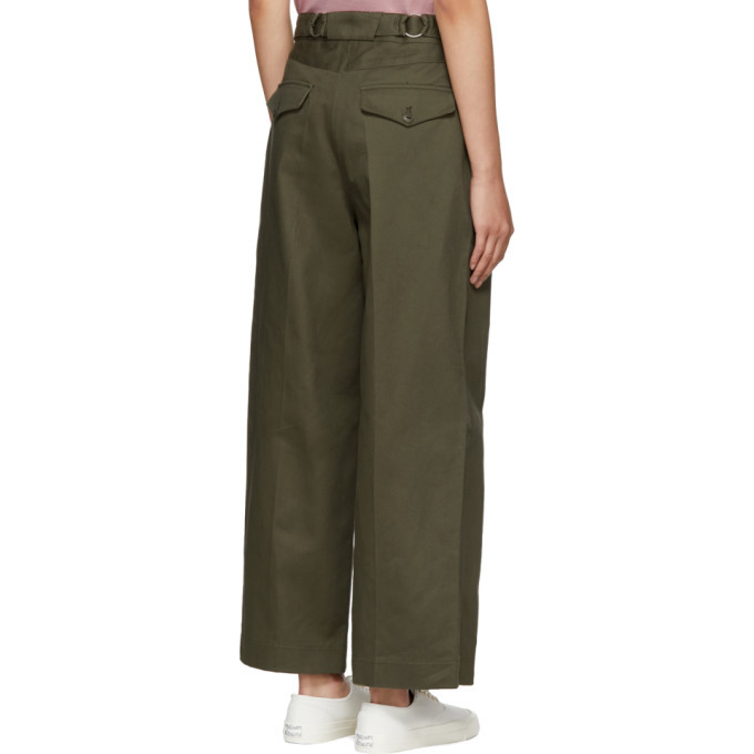 Rag and Bone Green Lora Trousers Rag and Bone