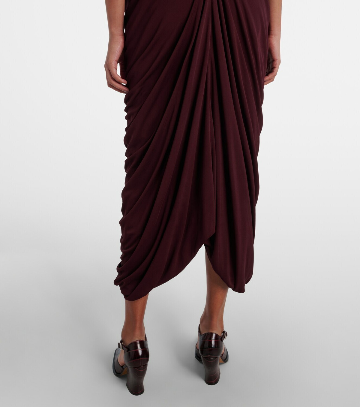 Loewe Draped midi dress