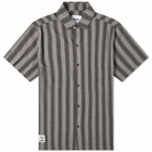 Butter Goods Men's Terrace Short Sleeve Shirt in Black/Grey