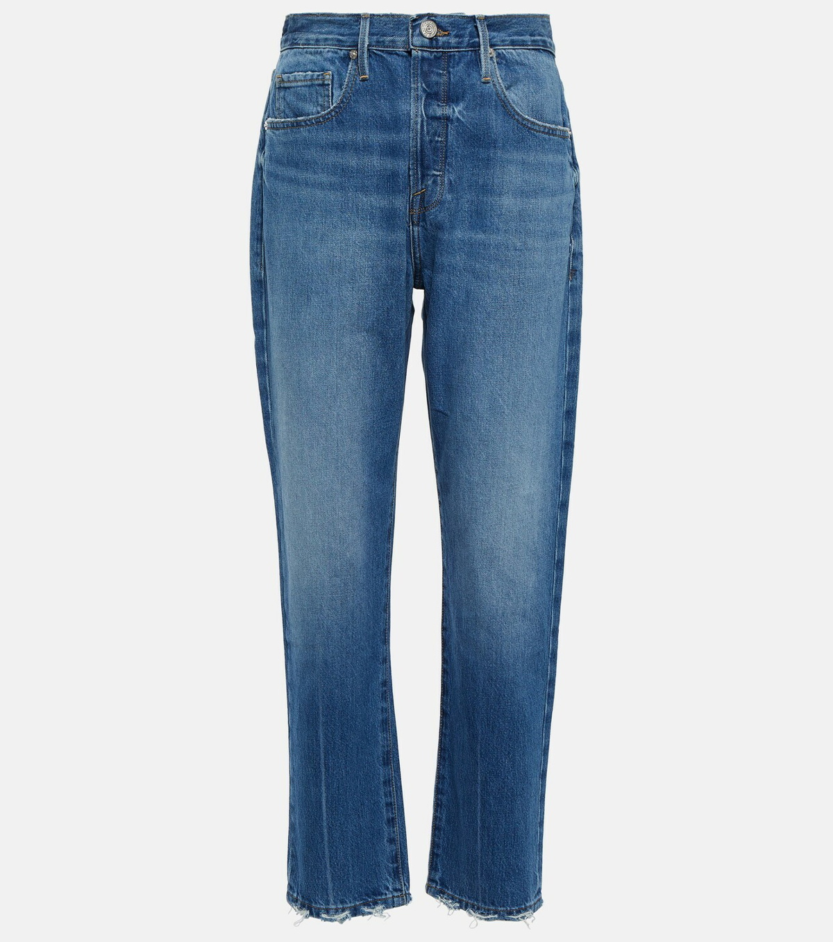Frame Le Slouch mid-rise straight jeans Frame Denim