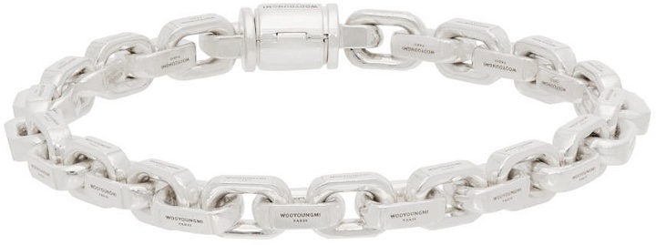 Photo: Wooyoungmi SSENSE Exclusive Silver Bold Chain Bracelet