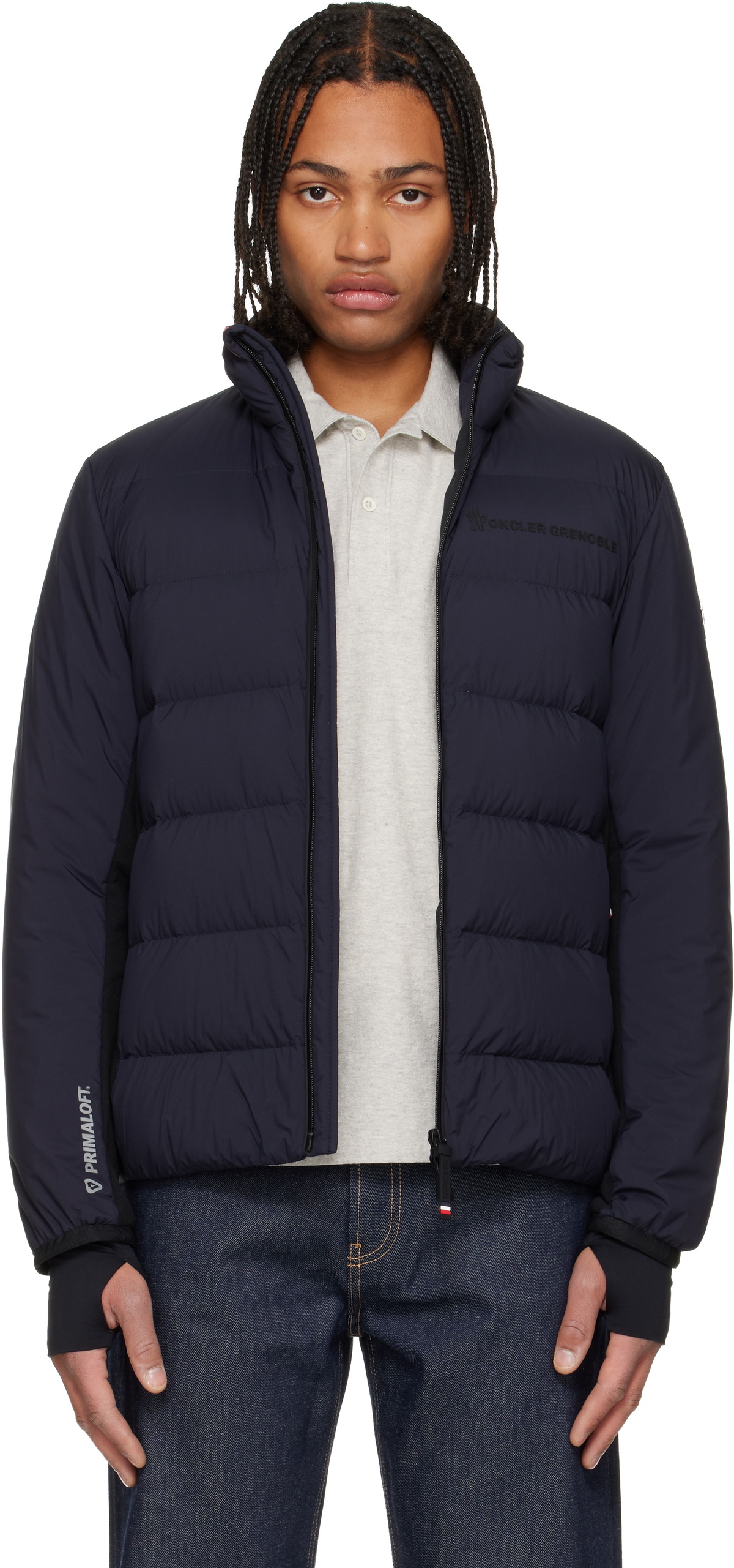 Moncler Grenoble Blue Arcesaz Down Jacket Moncler Grenoble