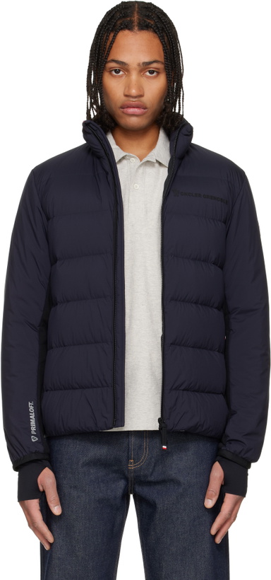 Photo: Moncler Grenoble Navy Araripe Mid-Layer Down Jacket
