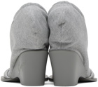 GRAPE Gray Hoodie#2 Heeled Sandals