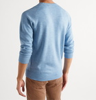 Peter Millar - Mélange Merino Wool-Blend Sweater - Blue