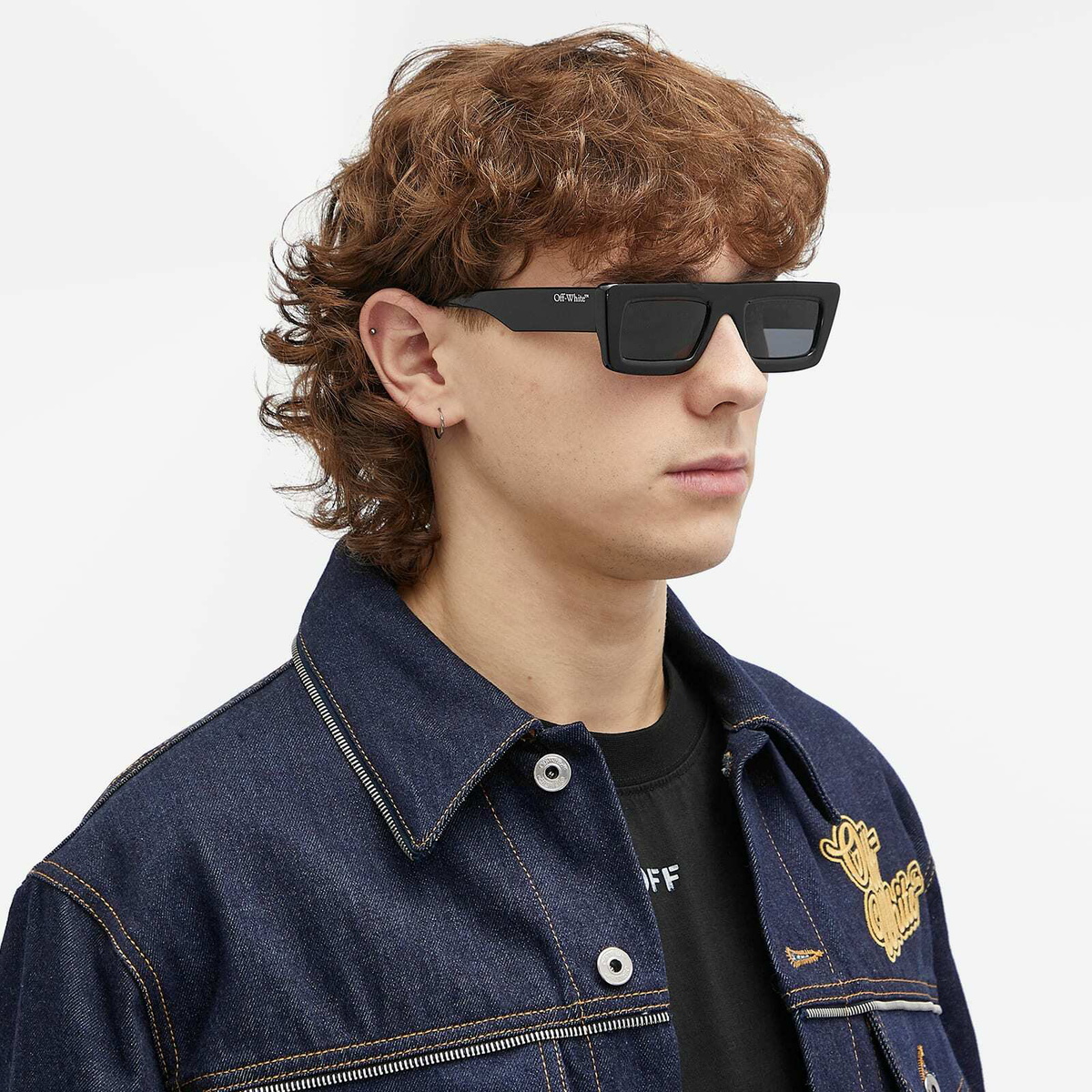 【関税＆送料込み】Off-White Ontario Sunglasses Off-White Ontario 52MM Rectangular Sunglasses | Saks Fifth
