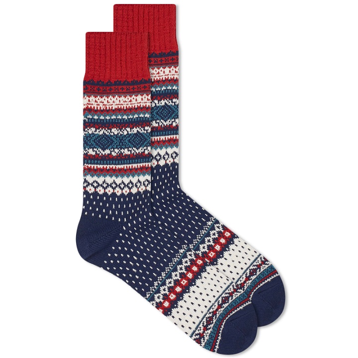 Photo: CHUP by Glen Clyde Company Log Home Sock in Navy