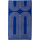 Lateral Objects Blue and Grey Arc Towel