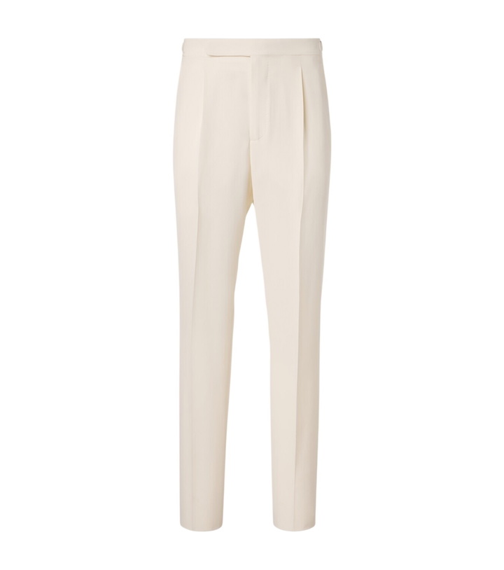 Photo: Umit Benan Pietro silk and cotton-blend suit pants