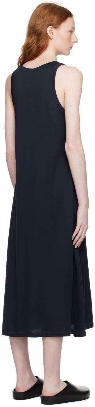 Studio Nicholson Navy Flint Midi Dress Studio Nicholson