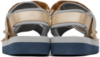 Suicoke Beige & Gray KISEE-V Sandals