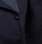 Mr P. - Oversized Belted Alpaca-Blend Overcoat - Blue
