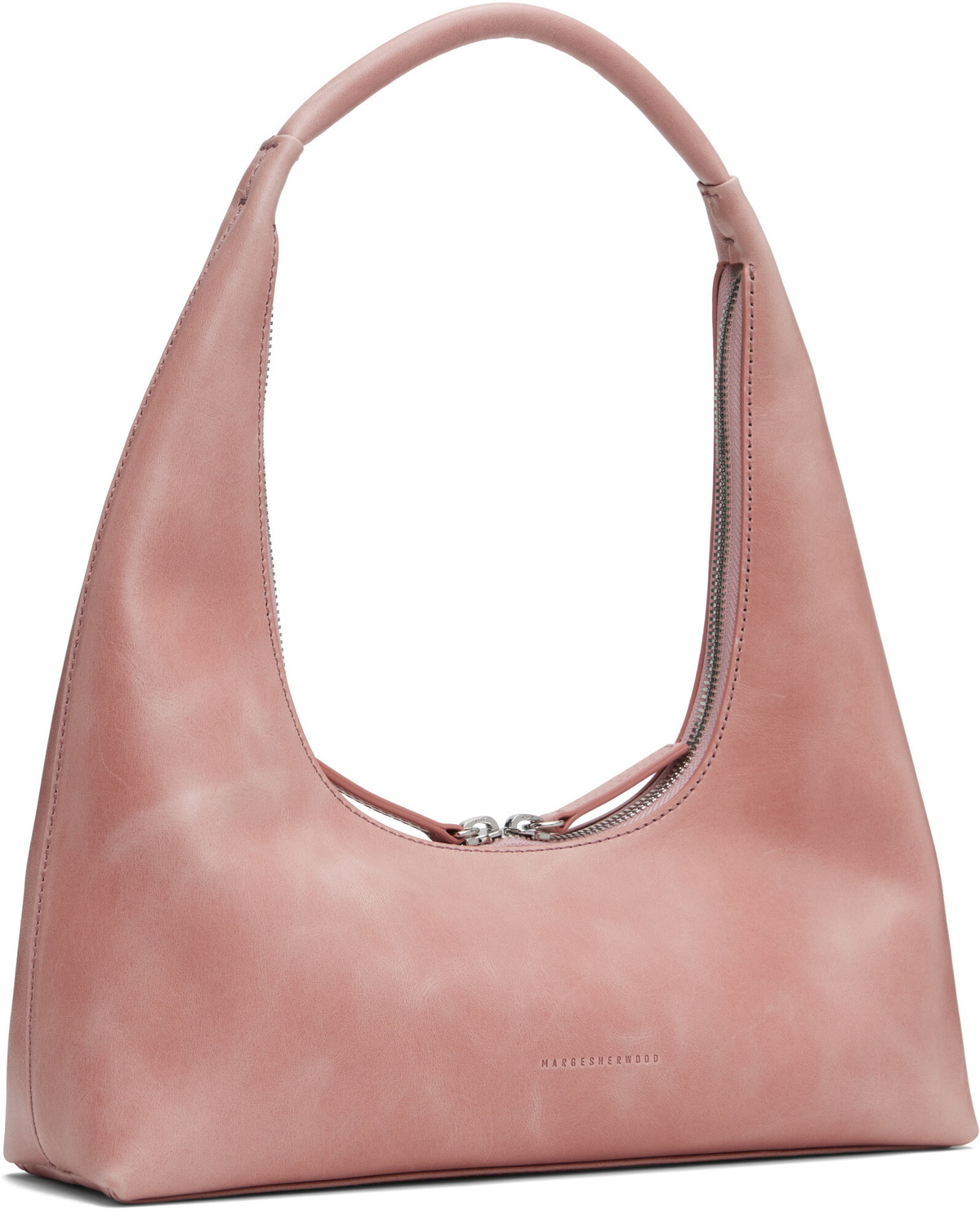 MARGESHERWOOD Pink Leather Shoulder Bag