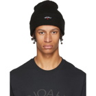 Noah NYC Black Core Logo Beanie