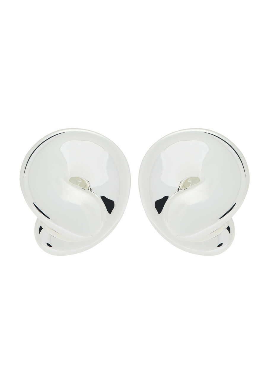 Jenny Bird Rio Button Silver-plated Stud Earrings - One Size