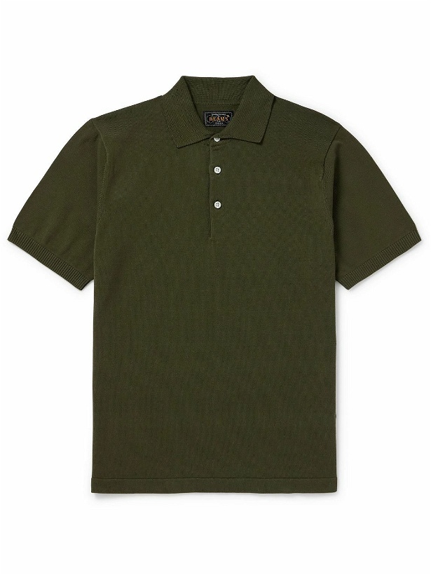 Photo: Beams Plus - Cotton Polo Shirt - Green