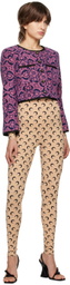 Marine Serre Pink Boxy Tailored Jacket