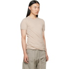 Rick Owens Taupe Tower Double S/S T-shirt