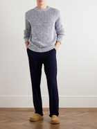 Massimo Alba - Achille Ribbed Cotton Sweater - Blue