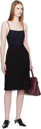 Jil Sander Black Spaghetti Straps Bodysuit