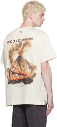 Wooyoungmi Off-White Volcano T-Shirt