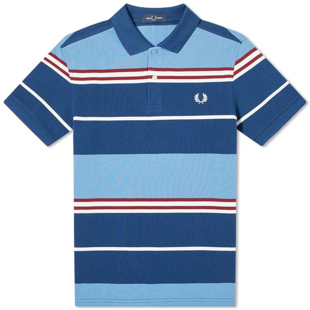 Fred Perry Multi Stripe Polo Shirt Fred Perry