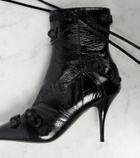 Balenciaga Cagole leather ankle boots
