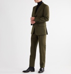 TOM FORD - Shelton Cotton and Silk-Blend Suit Jacket - Green