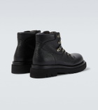 Bottega Veneta Lug leather lace-up boots