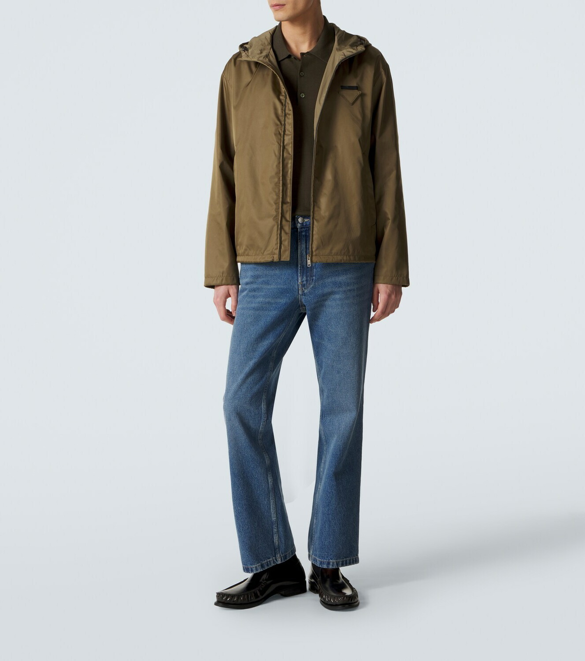 Prada Re-Nylon hooded jacket