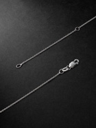 Le Gramme - 3.4g Sterling Silver Diamond Pendant Necklace