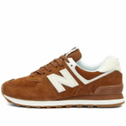 New Balance Women's WL574NA Sneakers in True Brown