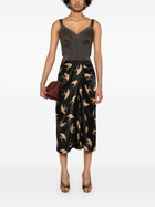 Elena Velez Brown Corset Style Top