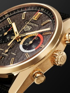 Bamford Watch Department - TAG Heuer Carrera Limited Edition Automatic 42mm 18-Karat Gold and Canvas Watch