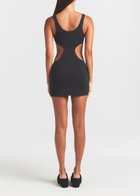 Skims Cut-out Stretch-jersey Mini Dress Dark Grey