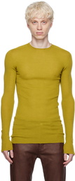 Rick Owens Yellow Rib Sweater