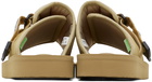 Suicoke Beige KAW-Cab Sandals