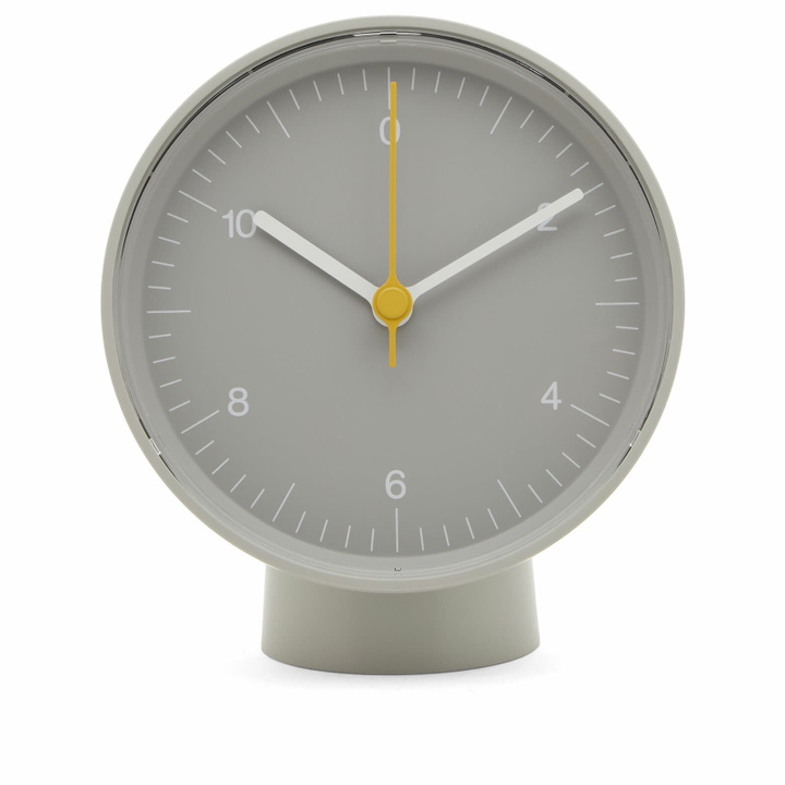 Photo: HAY Jasper Morrison Table Clock in Grey 