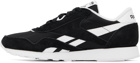 Reebok Classics Black Classic Nylon Sneakers