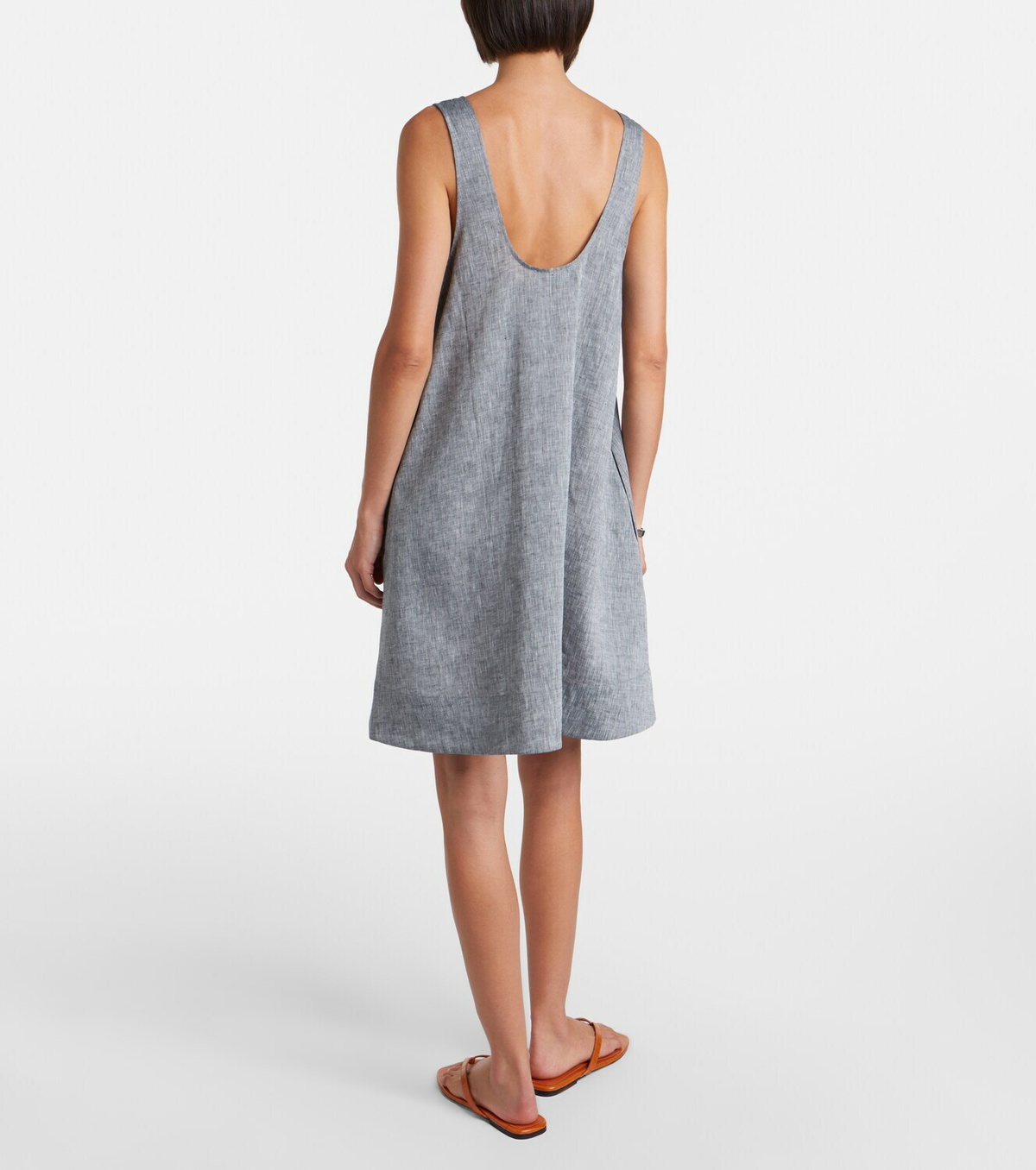 Asceno Sicily linen minidress