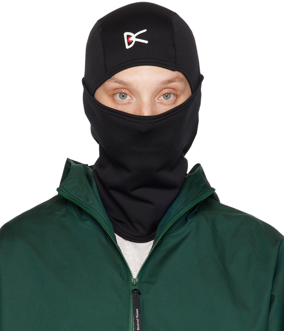 District Vision Black Articulated Grid Balaclava District Vision