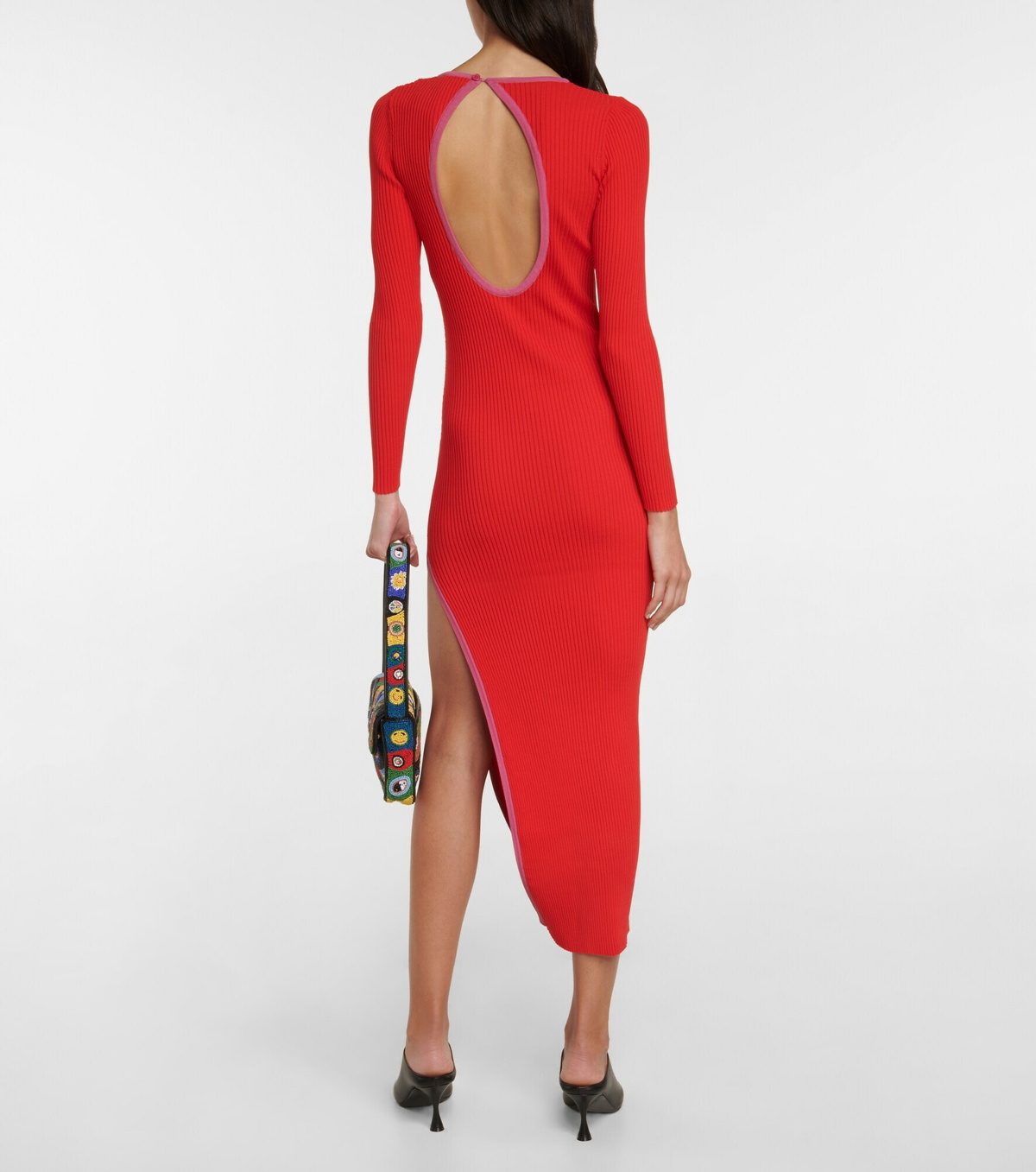 Staud - Ribbed-knit midi dress Staud