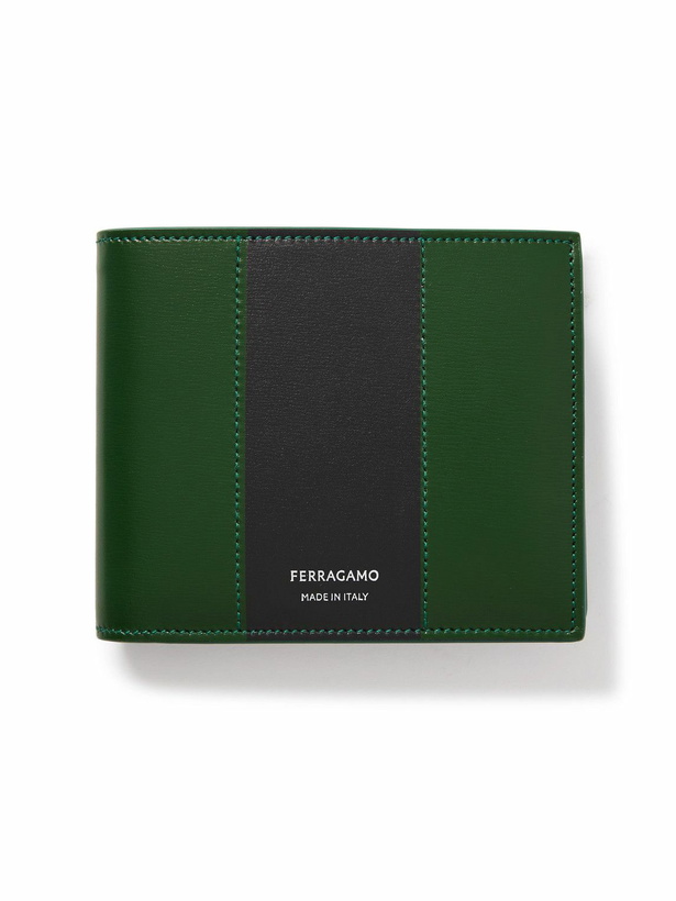 Photo: FERRAGAMO - Logo-Print Leather Billfold Wallet